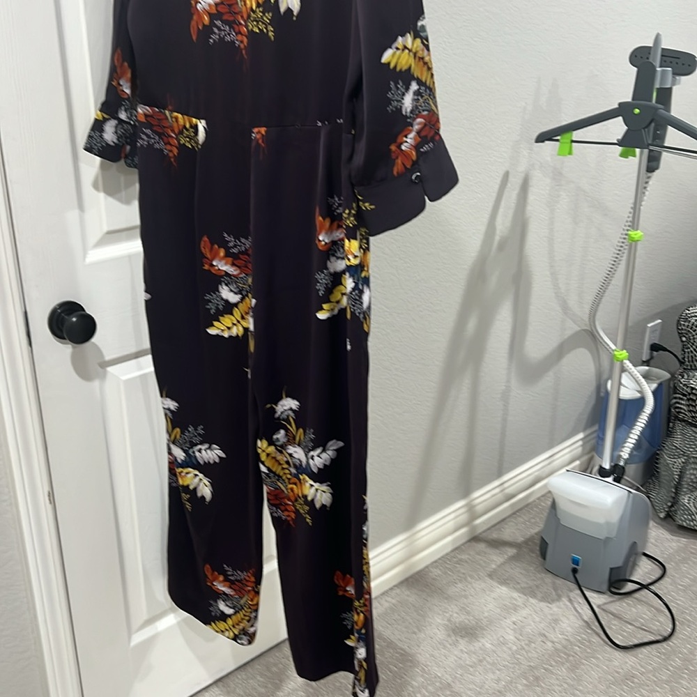 Madewell silk-like wide leg jumpsuit - pristine condition - size S - Picture 4 of 9